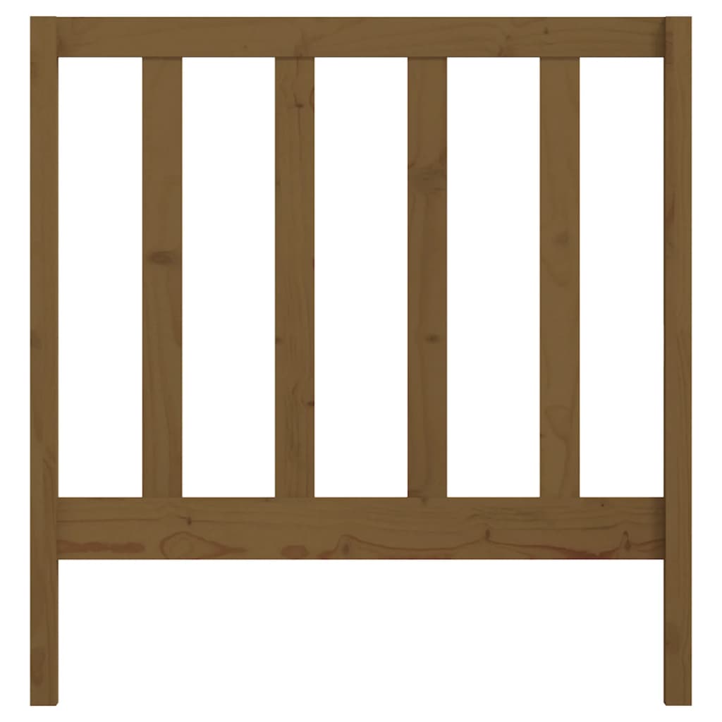 vidaXL Tăblie de pat, maro miere, 106x4x100 cm, lemn masiv de pin vidaXL Tăblie de pat, maro miere, 106x4x100 cm, lemn masiv de pin