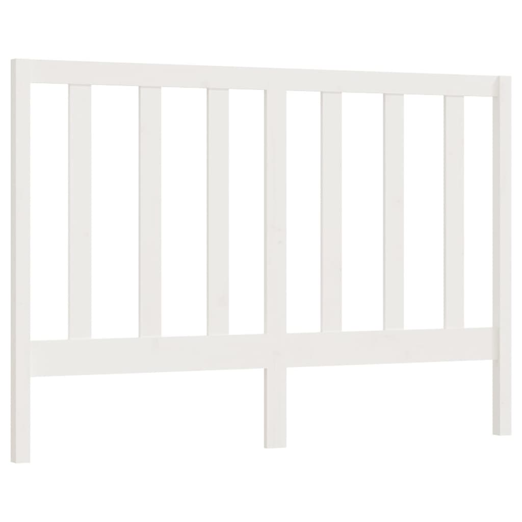 vidaXL Tăblie de pat, alb, 166x4x100 cm, lemn masiv de pin vidaXL Tăblie de pat, alb, 166x4x100 cm, lemn masiv de pin