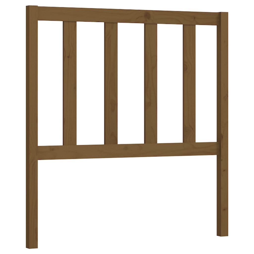 vidaXL Tăblie de pat, maro miere, 96x4x100 cm, lemn masiv de pin vidaXL Tăblie de pat, maro miere, 96x4x100 cm, lemn masiv de pin