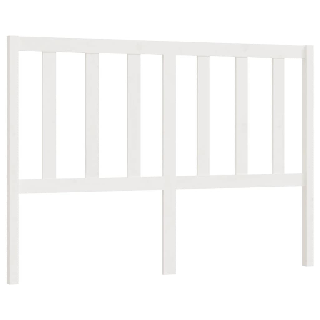 vidaXL Tăblie de pat, alb, 166x4x100 cm, lemn masiv de pin vidaXL Tăblie de pat, alb, 166x4x100 cm, lemn masiv de pin