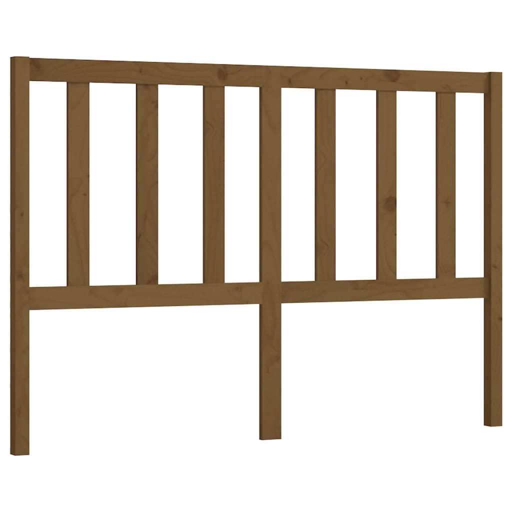 vidaXL Tăblie de pat, maro miere, 166x4x100 cm, lemn masiv de pin