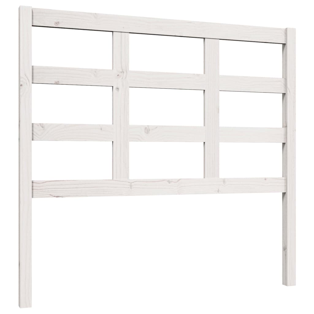 vidaXL Tăblie de pat, alb, 105,5x4x100 cm, lemn masiv de pin