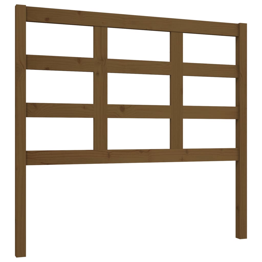 vidaXL Tăblie de pat, maro miere, 105,5x4x100 cm, lemn masiv de pin vidaXL Tăblie de pat, maro miere, 105,5x4x100 cm, lemn masiv de pin