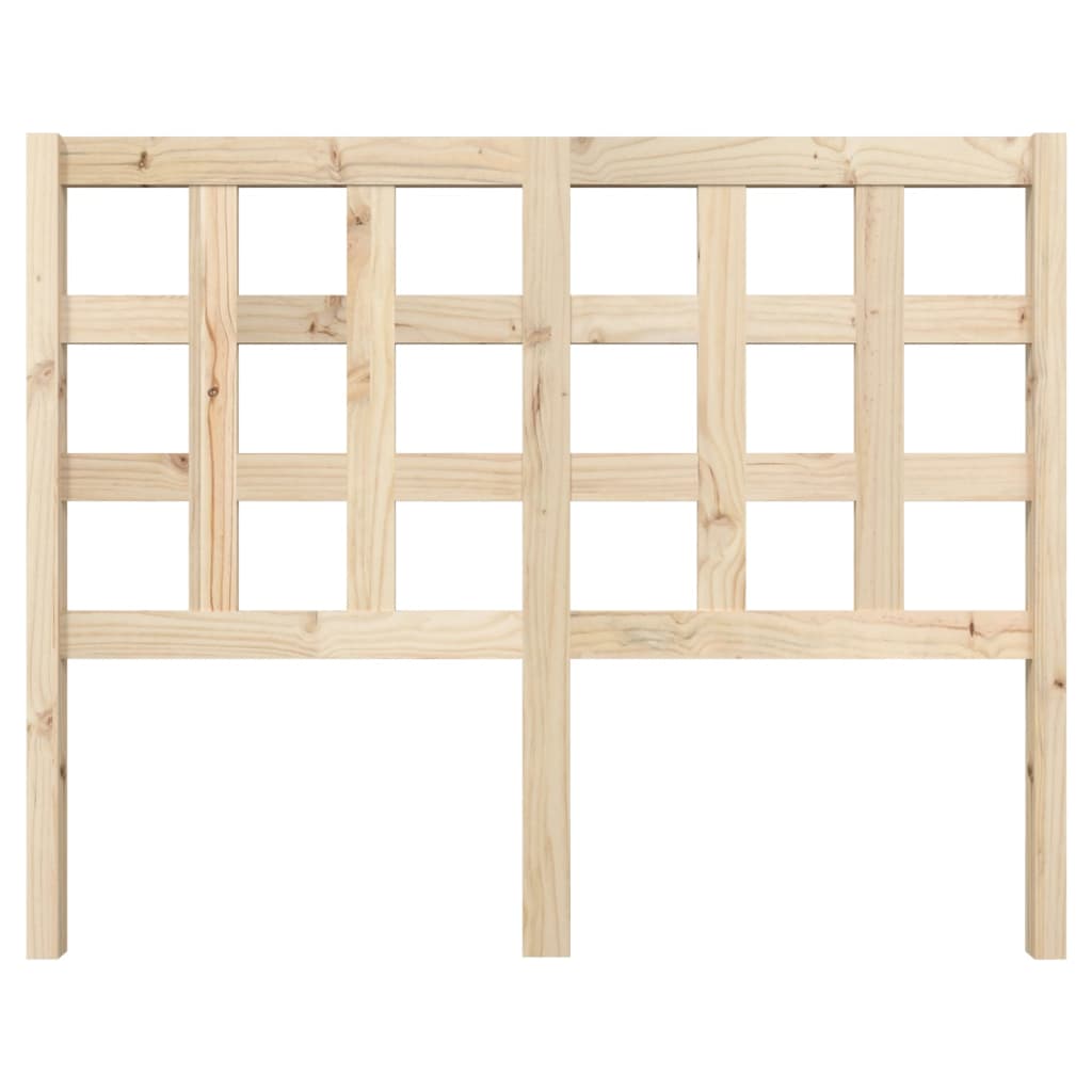 vidaXL Tăblie de pat, 125,5x4x100 cm, lemn masiv de pin