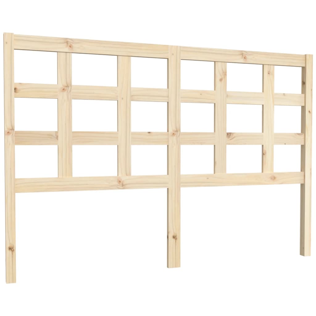 vidaXL Tăblie de pat, 145,5x4x100 cm, lemn masiv de pin