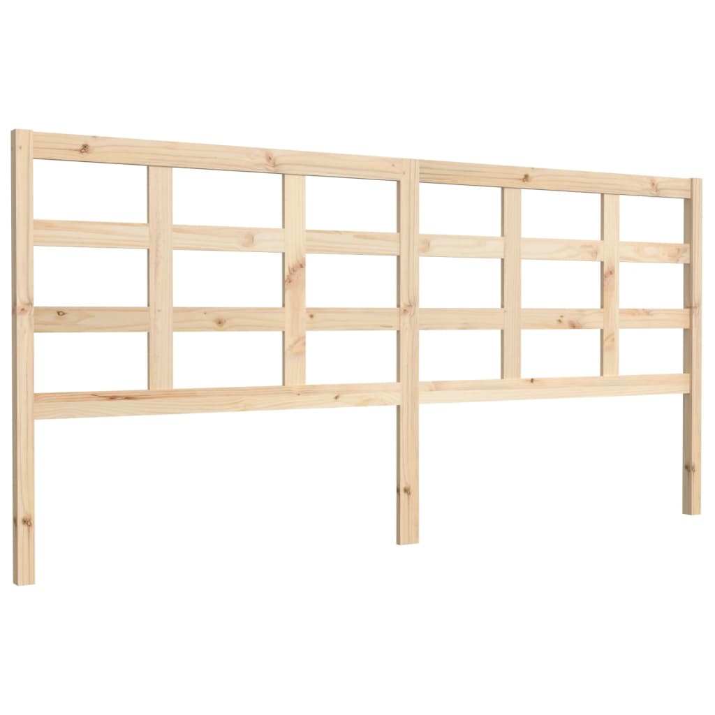 vidaXL Tăblie de pat, 205,5x4x100 cm, lemn masiv de pin