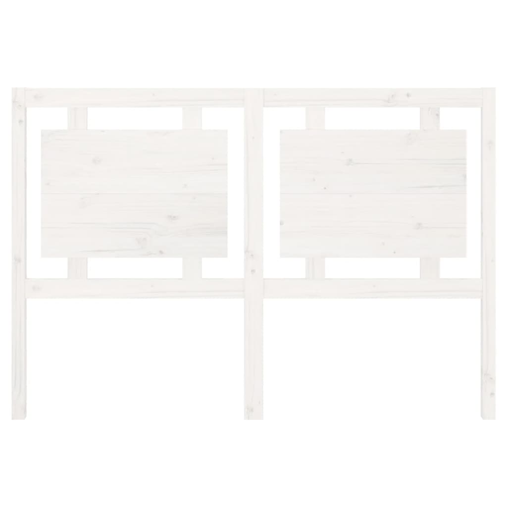 vidaXL Tăblie de pat, alb, 145,5x4x100 cm, lemn masiv de pin vidaXL Tăblie de pat, alb, 145,5x4x100 cm, lemn masiv de pin