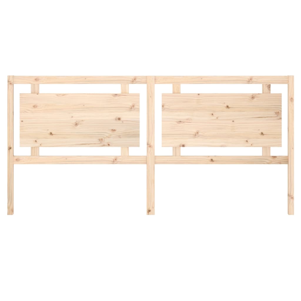 vidaXL Tăblie de pat, 205,5x4x100 cm, lemn masiv de pin