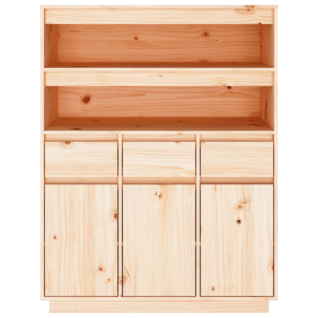 vidaXL Dulap înalt, 89x40x116,5 cm, lemn masiv de pin vidaXL Dulap înalt, 89x40x116,5 cm, lemn masiv de pin