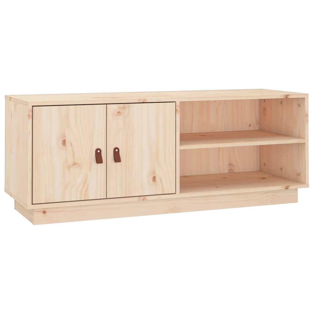 vidaXL Comodă TV, 105x34x40 cm, lemn masiv de pin