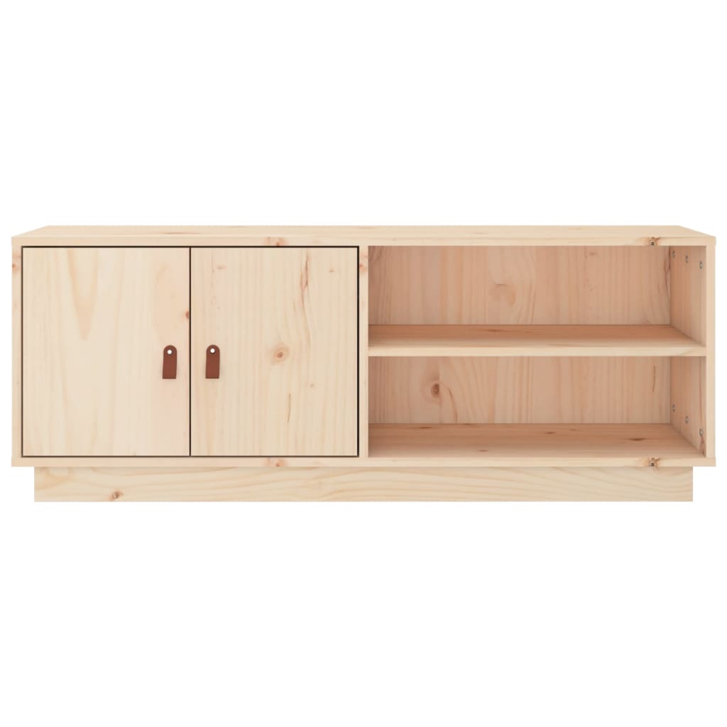 vidaXL Comodă TV, 105x34x40 cm, lemn masiv de pin
