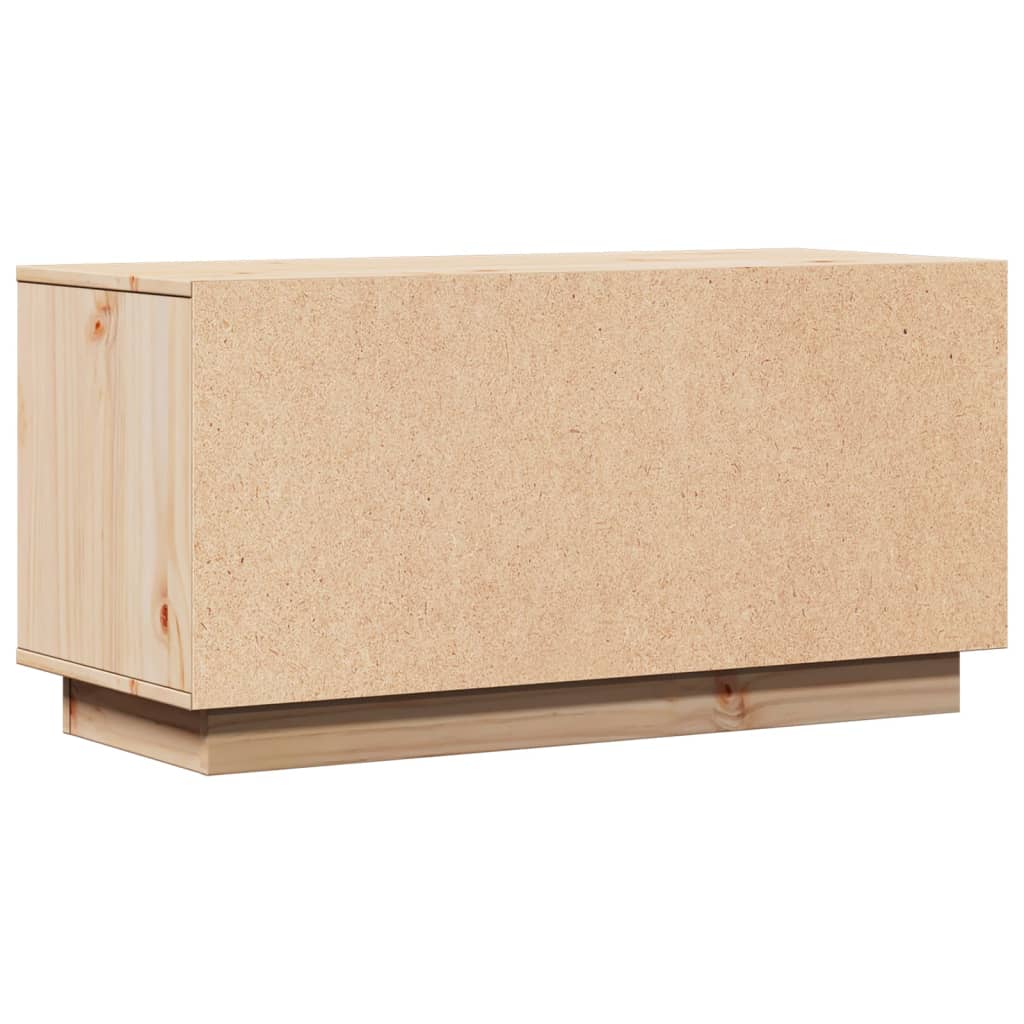 vidaXL Comodă TV, 80x34x40 cm, lemn masiv de pin