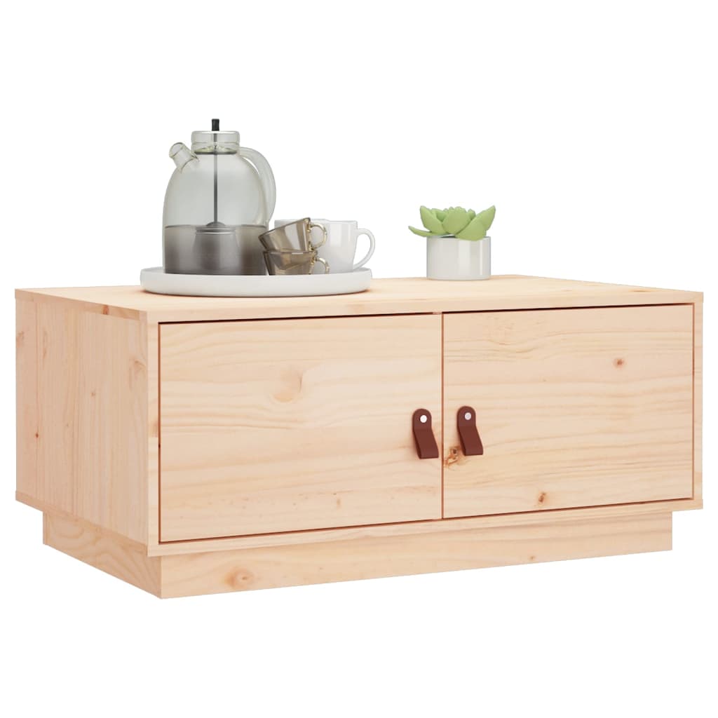 vidaXL Măsuță de cafea, 80x50x35 cm, lemn masiv de pin vidaXL Măsuță de cafea, 80x50x35 cm, lemn masiv de pin