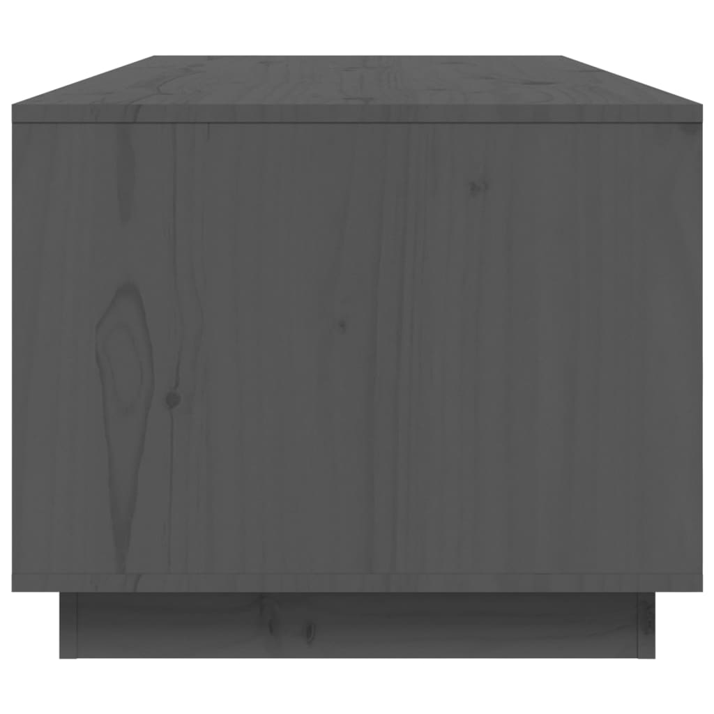 vidaXL Măsuță de cafea, gri, 100x50x41 cm, lemn masiv de pin