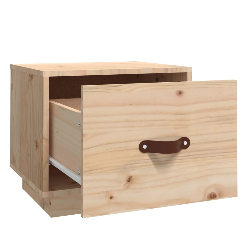 vidaXL Noptiere, 2 buc., 40x34x35 cm, lemn masiv de pin vidaXL Noptiere, 2 buc., 40x34x35 cm, lemn masiv de pin
