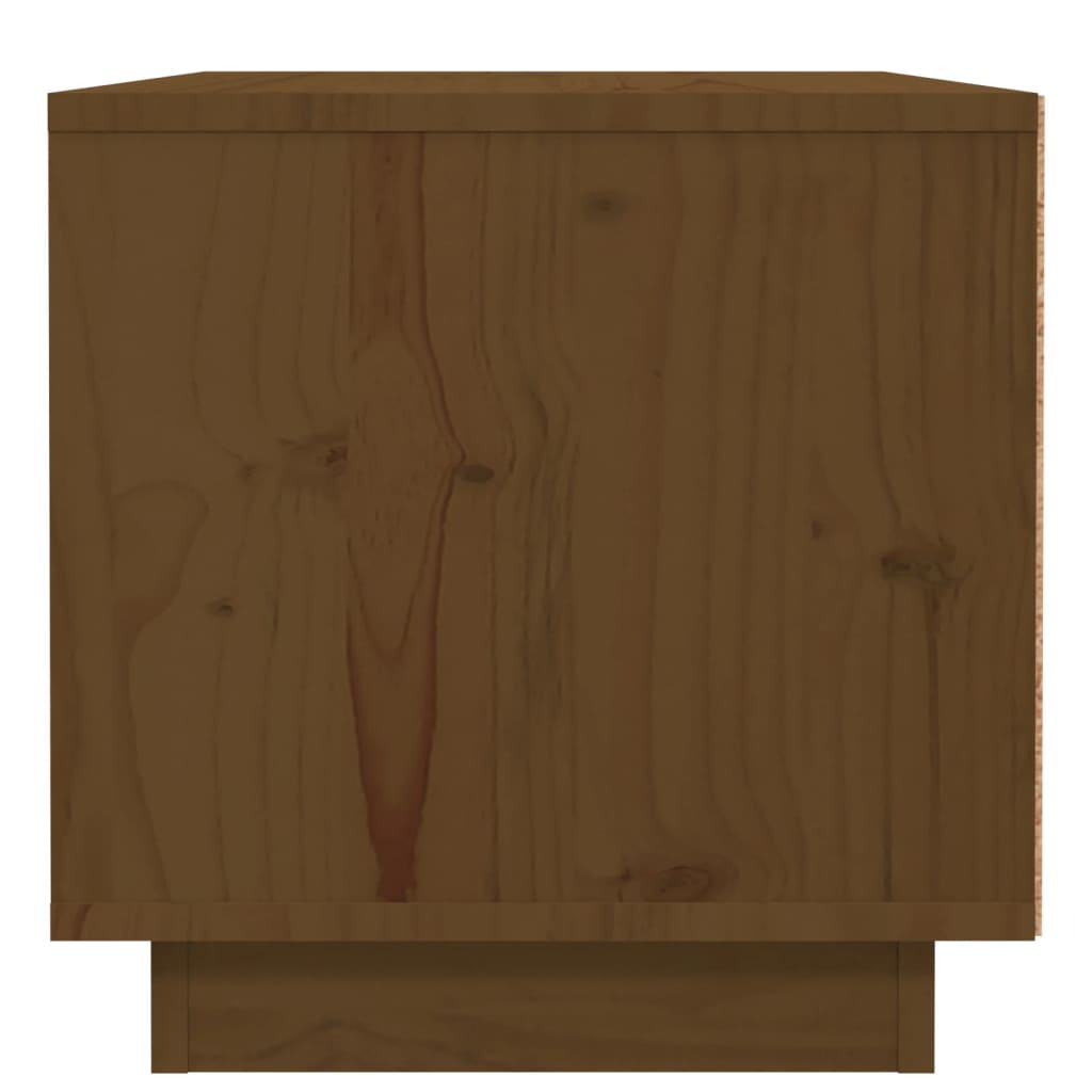 vidaXL Noptiere, 2 buc, maro miere, 40x34x35 cm, lemn masiv de pin