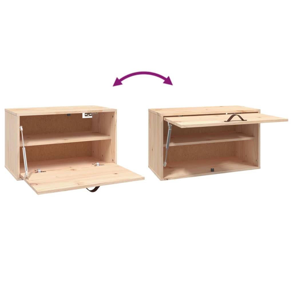 vidaXL Dulap de perete, 60x30x35 cm, lemn masiv de pin vidaXL Dulap de perete, 60x30x35 cm, lemn masiv de pin