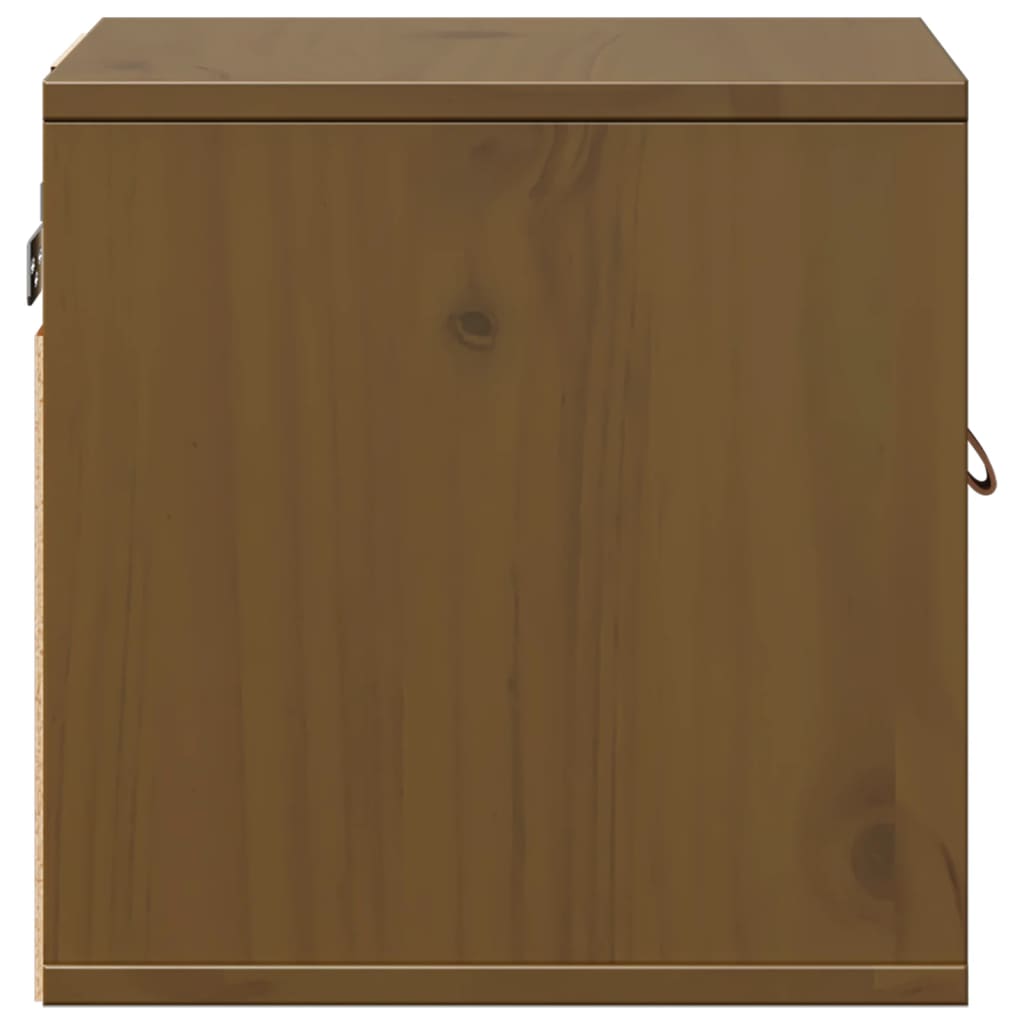 vidaXL Dulap de perete, maro miere, 31,5x30x30 cm, lemn masiv de pin vidaXL Dulap de perete, maro miere, 31,5x30x30 cm, lemn masiv de pin