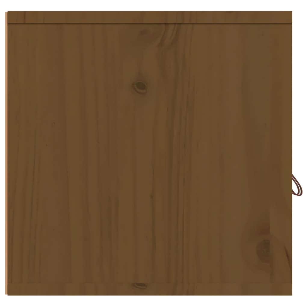 vidaXL Dulap de perete, maro miere, 60x30x30 cm, lemn masiv de pin vidaXL Dulap de perete, maro miere, 60x30x30 cm, lemn masiv de pin