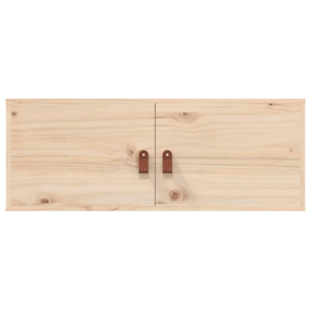 vidaXL Dulap de perete, 80x30x30 cm, lemn masiv de pin vidaXL Dulap de perete, 80x30x30 cm, lemn masiv de pin