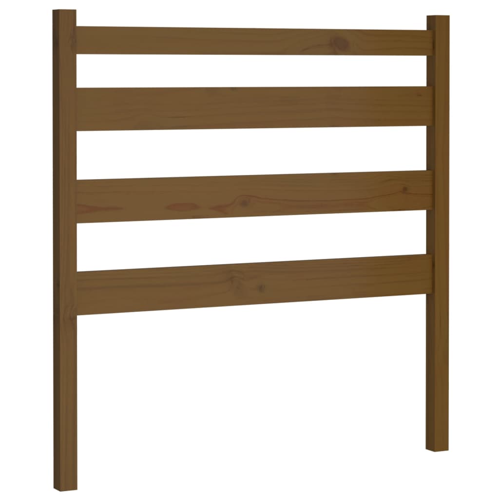 vidaXL Tăblie de pat, maro miere, 106x4x100 cm, lemn masiv de pin vidaXL Tăblie de pat, maro miere, 106x4x100 cm, lemn masiv de pin
