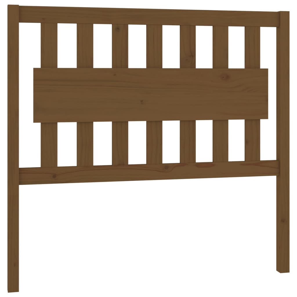 vidaXL Tăblie de pat, maro miere, 105,5x4x100 cm, lemn masiv de pin vidaXL Tăblie de pat, maro miere, 105,5x4x100 cm, lemn masiv de pin