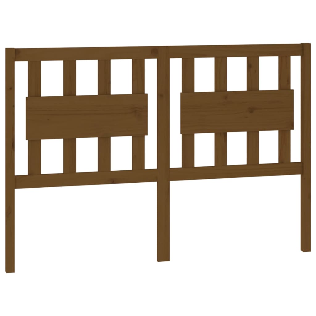 vidaXL Tăblie de pat, maro miere, 145,5x4x100 cm, lemn masiv de pin vidaXL Tăblie de pat, maro miere, 145,5x4x100 cm, lemn masiv de pin