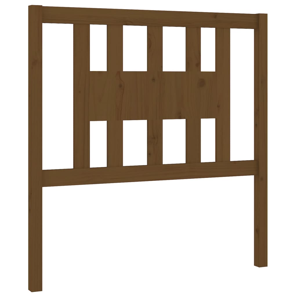 vidaXL Tăblie de pat, maro miere, 106x4x100 cm, lemn masiv de pin vidaXL Tăblie de pat, maro miere, 106x4x100 cm, lemn masiv de pin