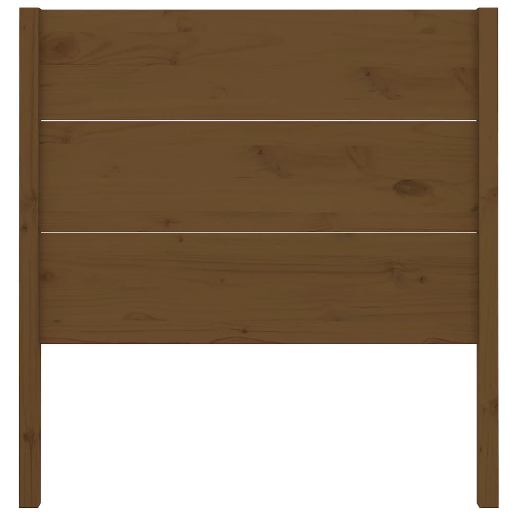 vidaXL Tăblie de pat, maro miere, 81x4x100 cm, lemn masiv de pin