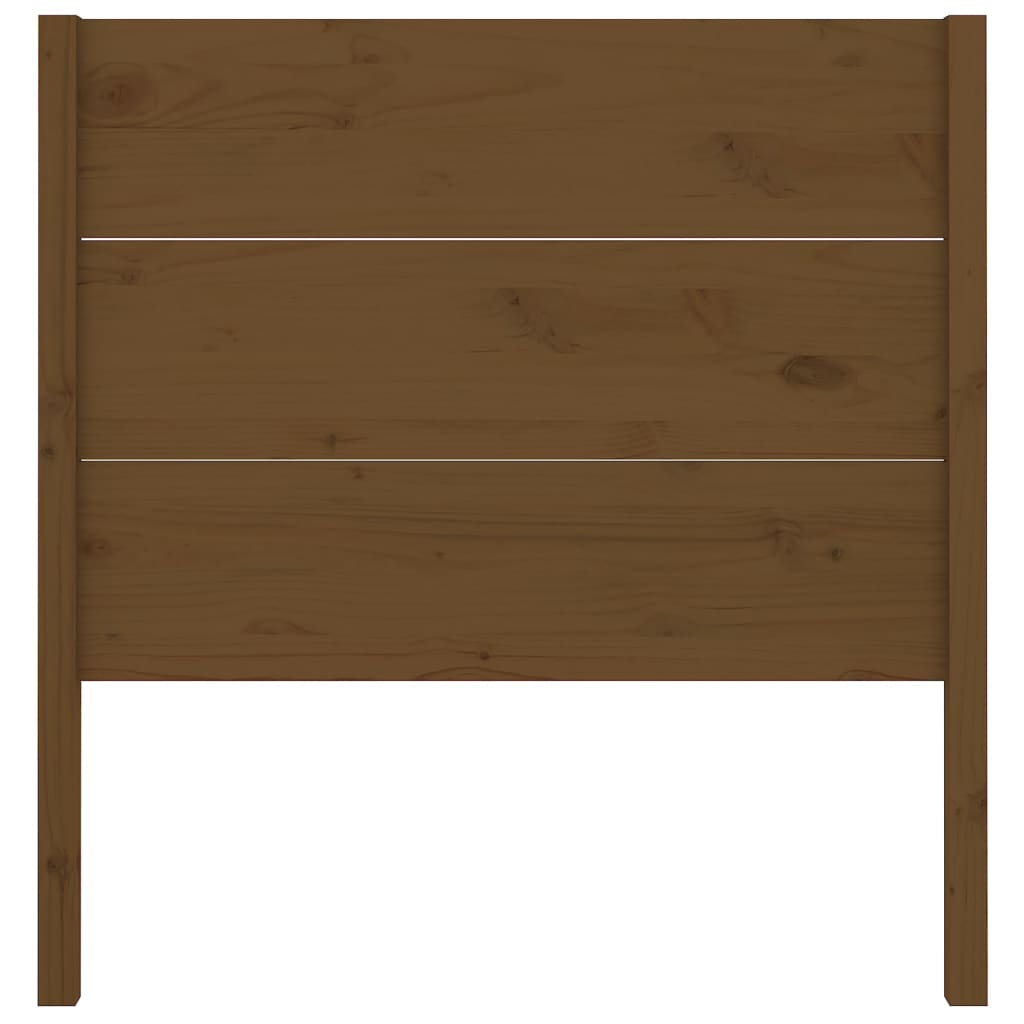 vidaXL Tăblie de pat, maro miere, 106x4x100 cm, lemn masiv de pin vidaXL Tăblie de pat, maro miere, 106x4x100 cm, lemn masiv de pin