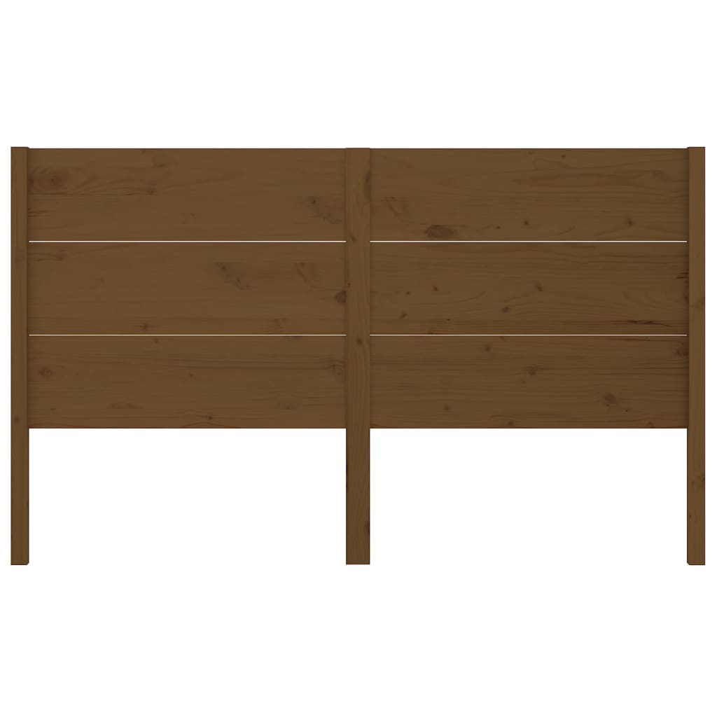 vidaXL Tăblie de pat, maro miere, 126x4x100 cm, lemn masiv de pin vidaXL Tăblie de pat, maro miere, 126x4x100 cm, lemn masiv de pin