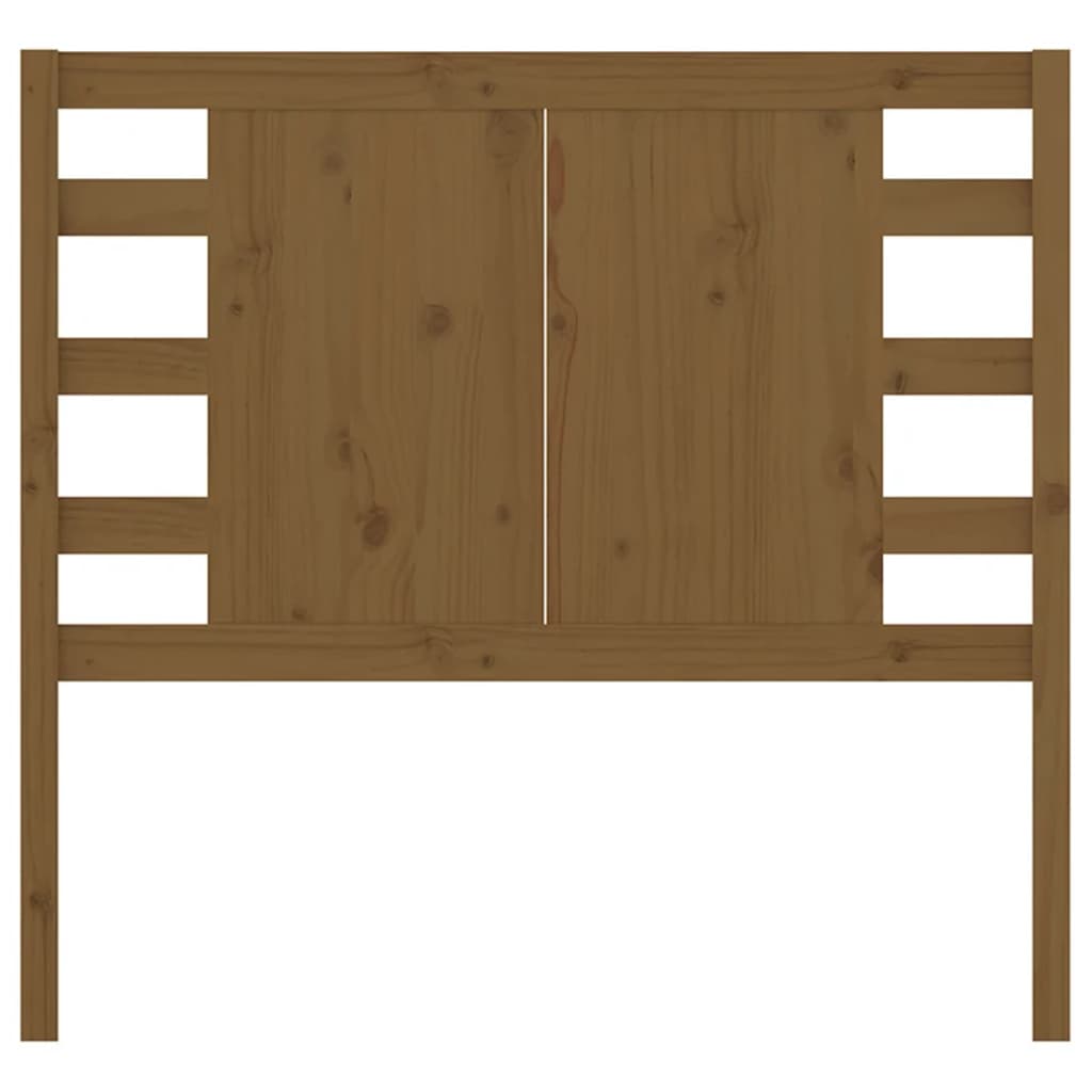 vidaXL Tăblie de pat, maro miere, 81x4x100 cm, lemn masiv de pin