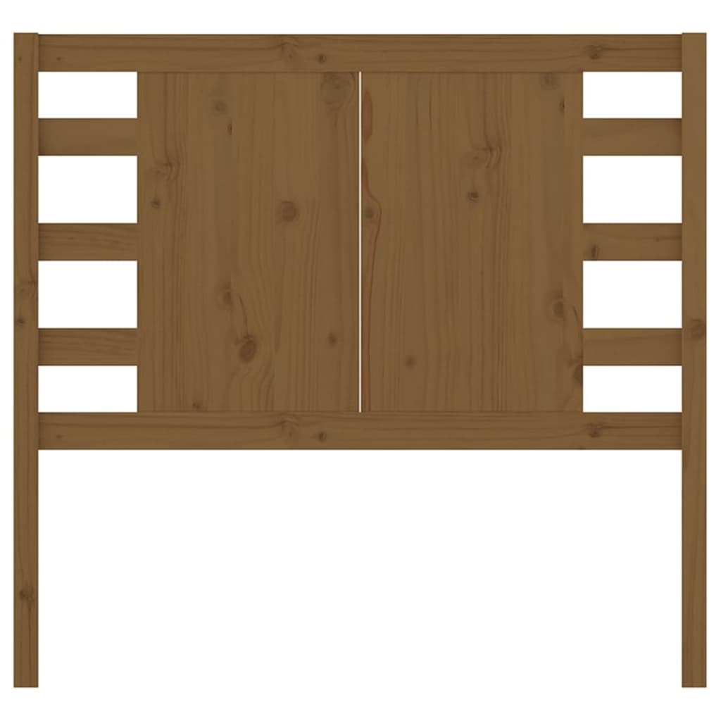 vidaXL Tăblie de pat, maro miere, 106x4x100 cm, lemn masiv de pin vidaXL Tăblie de pat, maro miere, 106x4x100 cm, lemn masiv de pin