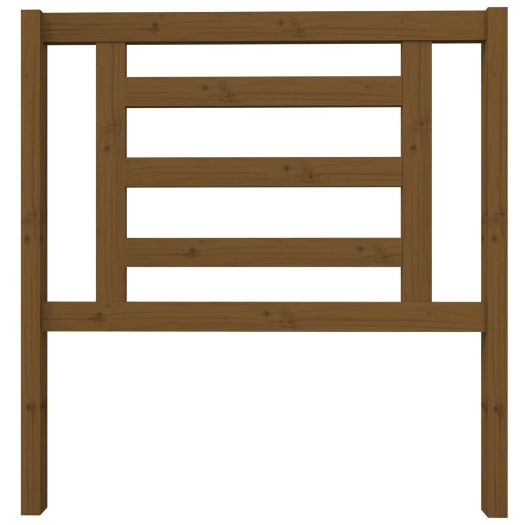 vidaXL Tăblie de pat, maro miere, 96x4x100 cm, lemn masiv de pin vidaXL Tăblie de pat, maro miere, 96x4x100 cm, lemn masiv de pin