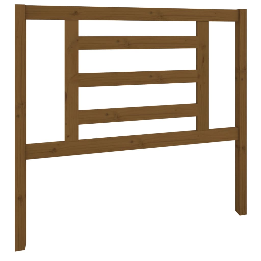 vidaXL Tăblie de pat, maro miere, 106x4x100 cm, lemn masiv de pin vidaXL Tăblie de pat, maro miere, 106x4x100 cm, lemn masiv de pin