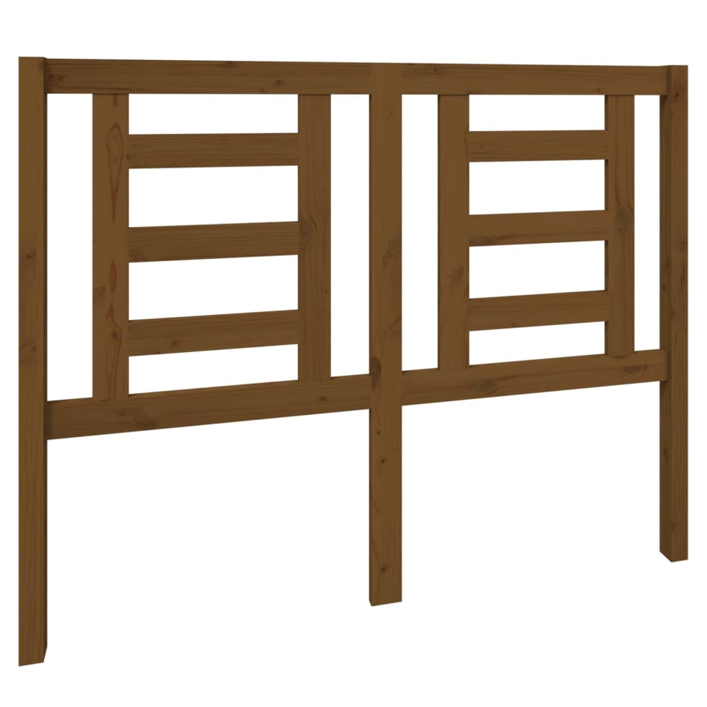 vidaXL Tăblie de pat, maro miere, 126x4x100 cm, lemn masiv de pin vidaXL Tăblie de pat, maro miere, 126x4x100 cm, lemn masiv de pin