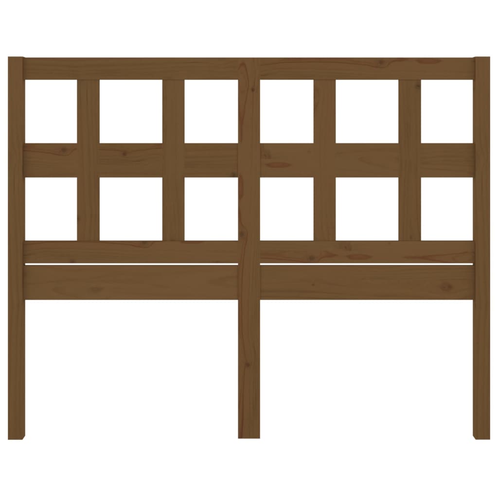 vidaXL Tăblie de pat, maro miere, 145,5x4x100 cm, lemn masiv de pin vidaXL Tăblie de pat, maro miere, 145,5x4x100 cm, lemn masiv de pin