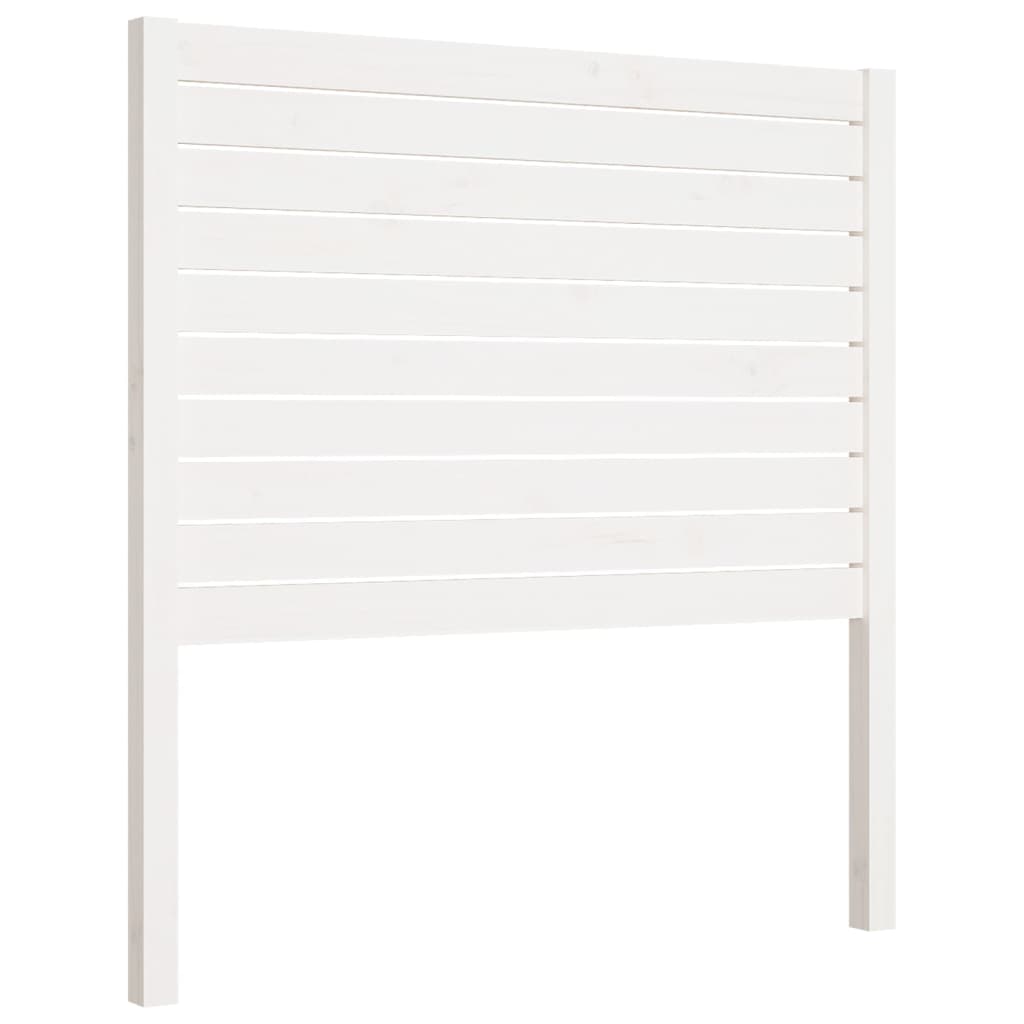 vidaXL Tăblie de pat, alb, 96x4x100 cm, lemn masiv de pin vidaXL Tăblie de pat, alb, 96x4x100 cm, lemn masiv de pin