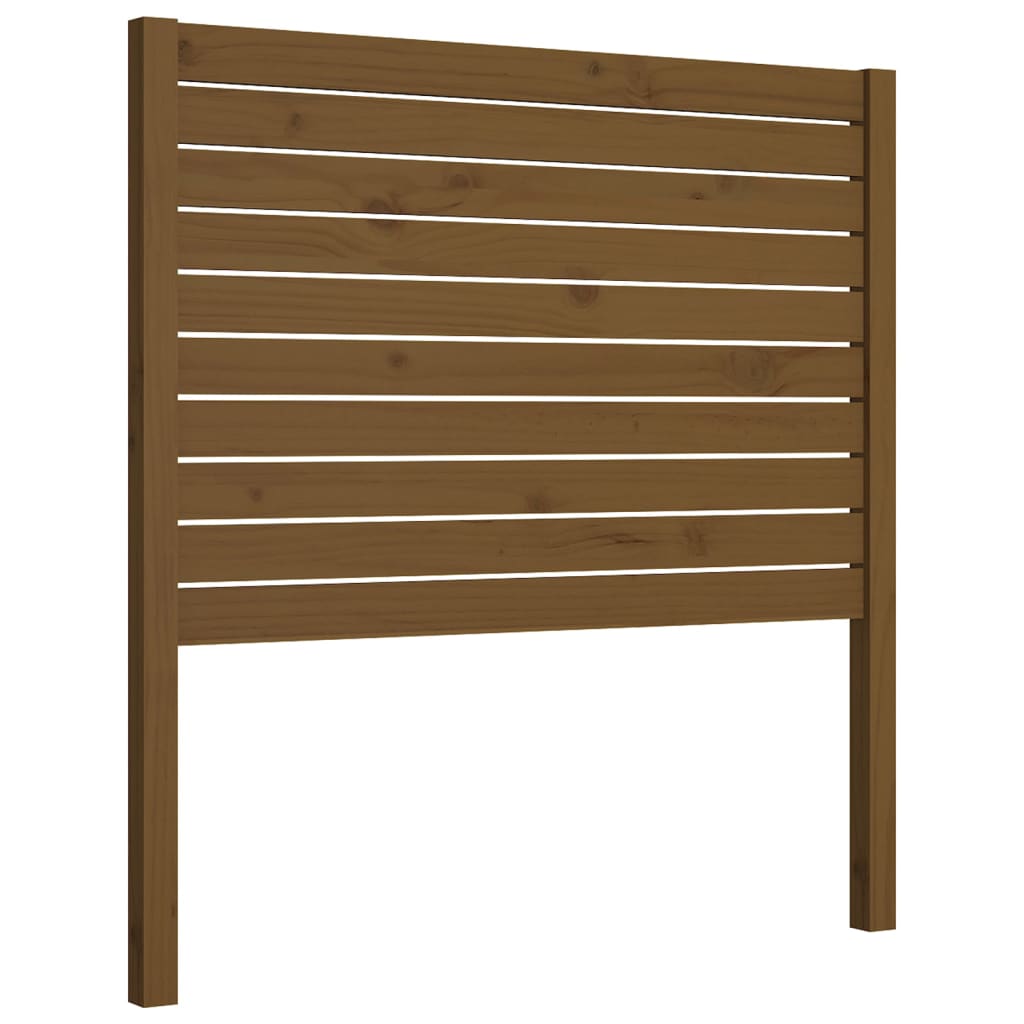vidaXL Tăblie de pat, maro miere, 96x4x100 cm, lemn masiv de pin