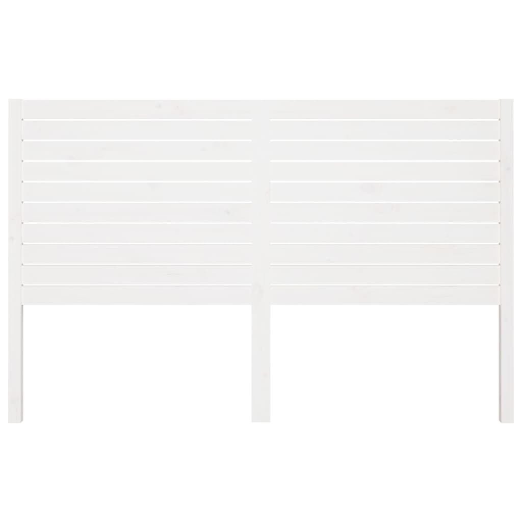 vidaXL Tăblie de pat, alb, 186x4x100 cm, lemn masiv de pin vidaXL Tăblie de pat, alb, 186x4x100 cm, lemn masiv de pin