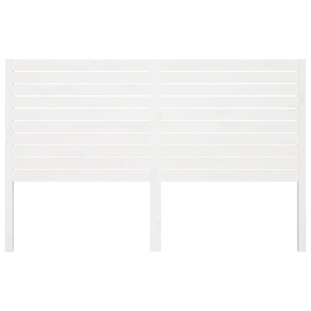vidaXL Tăblie de pat, alb, 206x4x100 cm, lemn masiv de pin vidaXL Tăblie de pat, alb, 206x4x100 cm, lemn masiv de pin