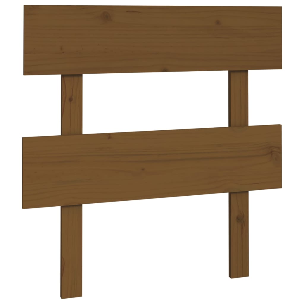 vidaXL Tăblie de pat, maro miere, 103,5x3x81 cm, lemn masiv de pin vidaXL Tăblie de pat, maro miere, 103,5x3x81 cm, lemn masiv de pin