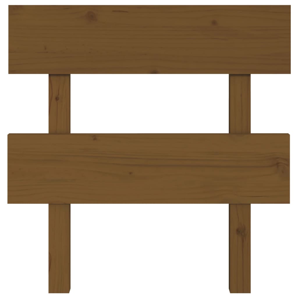 vidaXL Tăblie de pat, maro miere, 103,5x3x81 cm, lemn masiv de pin vidaXL Tăblie de pat, maro miere, 103,5x3x81 cm, lemn masiv de pin