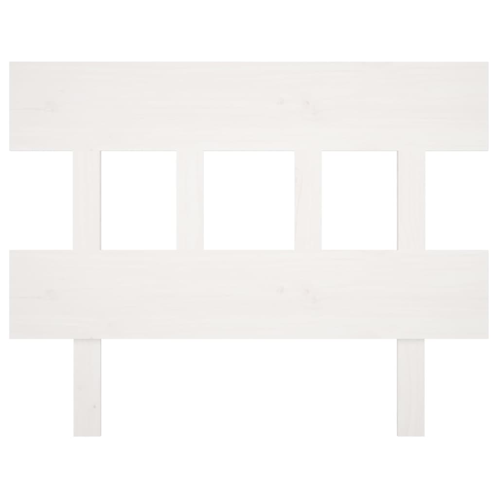 vidaXL Tăblie de pat, alb, 93,5x3x81 cm, lemn masiv de pin vidaXL Tăblie de pat, alb, 93,5x3x81 cm, lemn masiv de pin