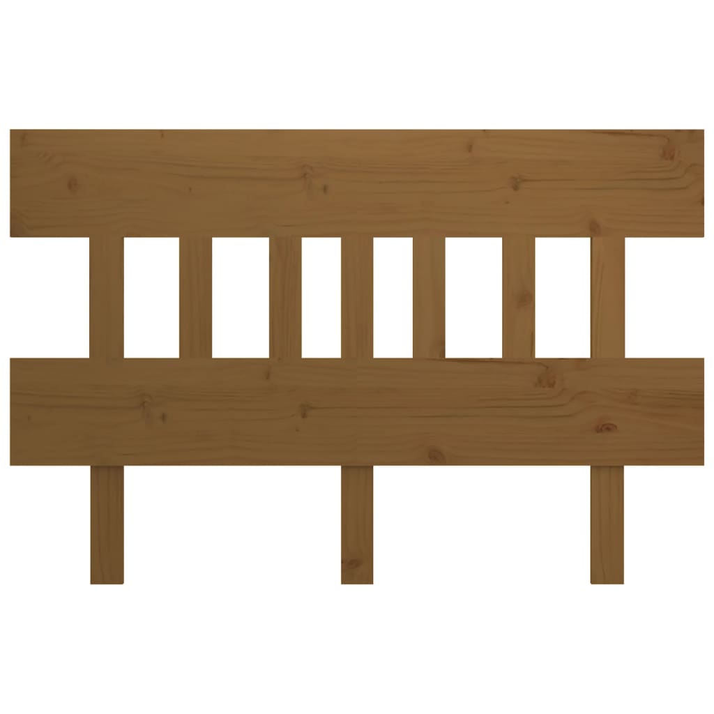 vidaXL Tăblie de pat, maro miere, 143,5x3x81 cm, lemn masiv de pin vidaXL Tăblie de pat, maro miere, 143,5x3x81 cm, lemn masiv de pin