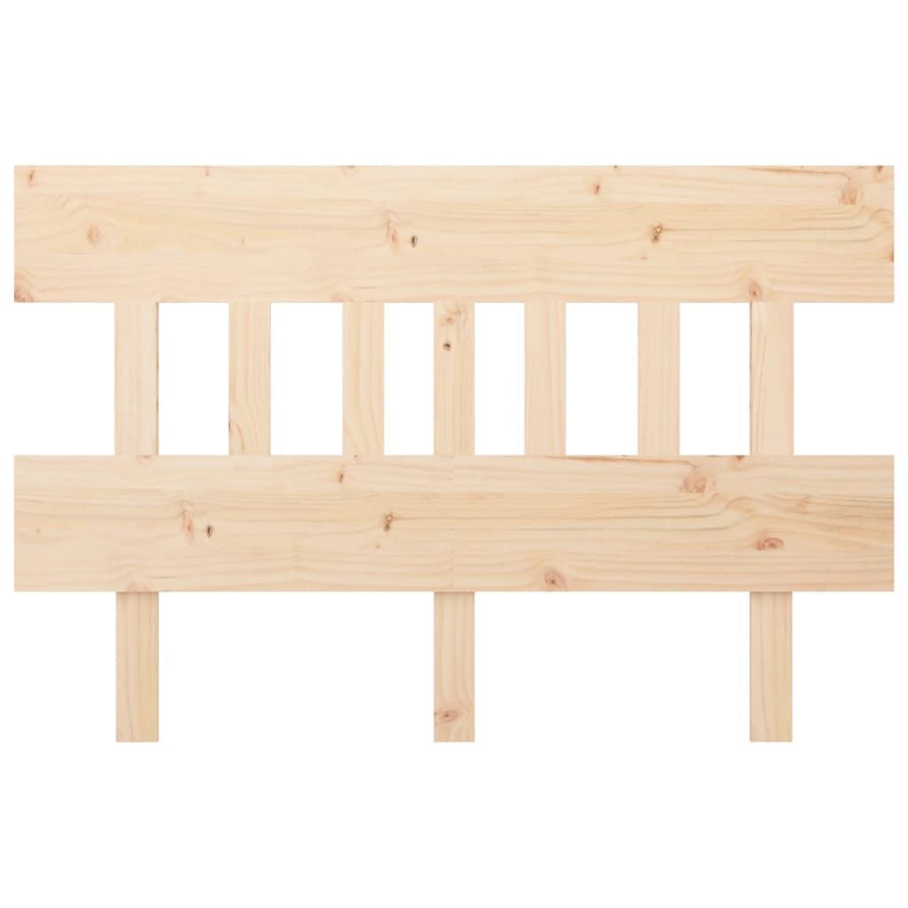 vidaXL Tăblie de pat, gri, 183,5x3x81 cm, lemn masiv de pin
