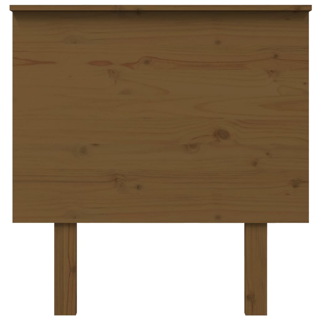 vidaXL Tăblie de pat, maro miere, 79x6x82,5 cm, lemn masiv de pin