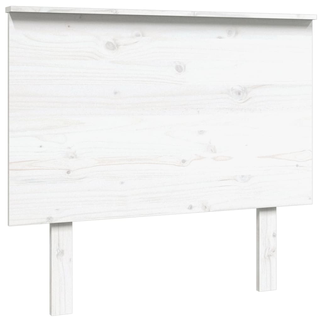 vidaXL Tăblie de pat, alb, 94x6x82,5 cm, lemn masiv de pin vidaXL Tăblie de pat, alb, 94x6x82,5 cm, lemn masiv de pin