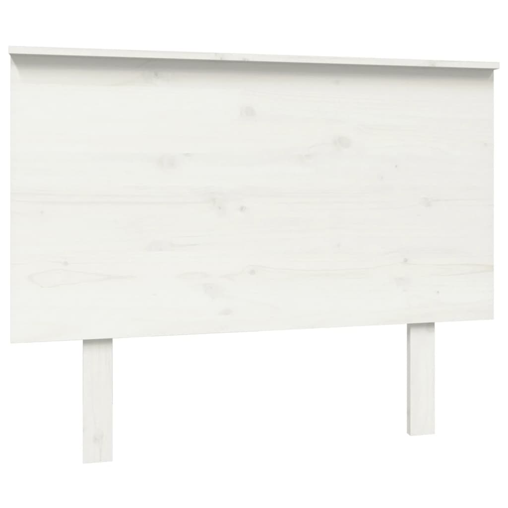 vidaXL Tăblie de pat, alb, 104x6x82,5 cm, lemn masiv de pin