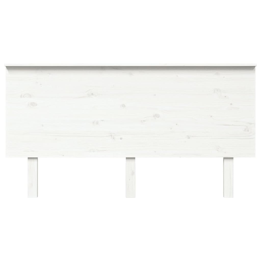 vidaXL Tăblie de pat, alb, 154x6x82,5 cm, lemn masiv de pin vidaXL Tăblie de pat, alb, 154x6x82,5 cm, lemn masiv de pin